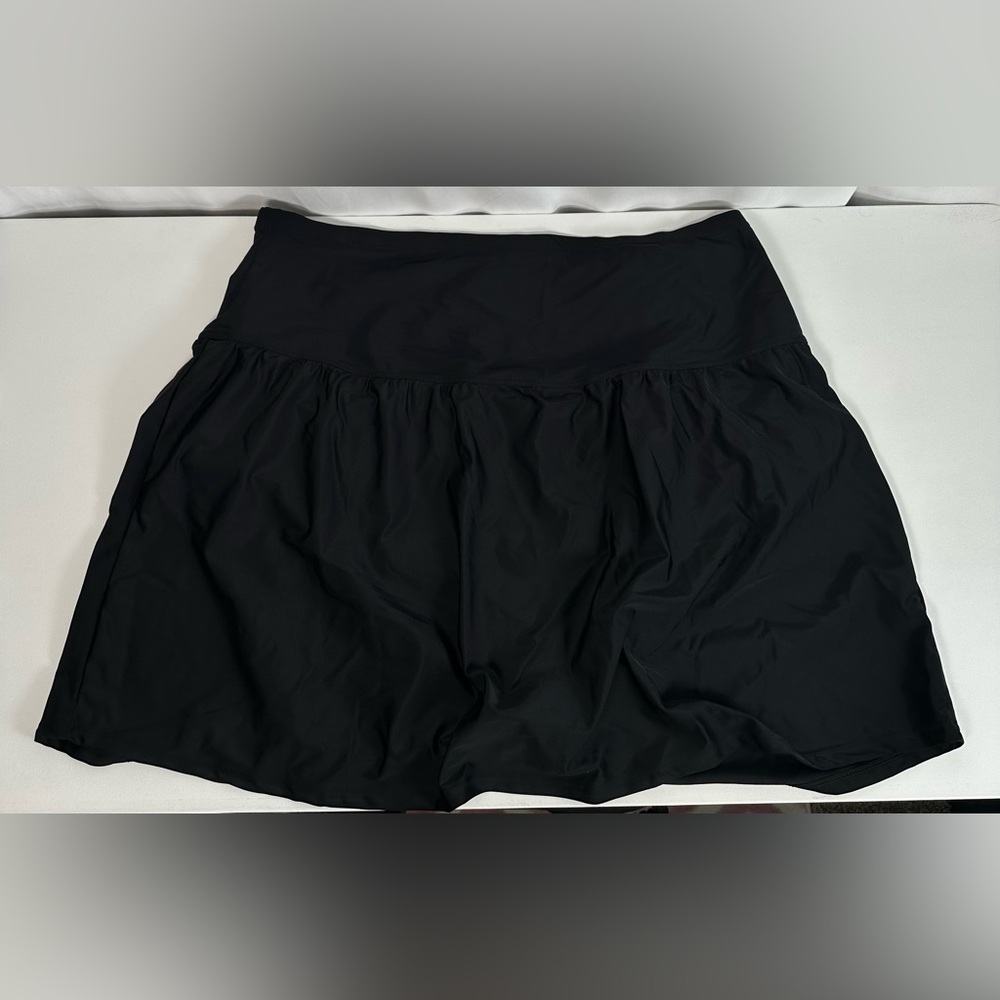 Womens Island Escape Tummy Control Swimsuit Skirt 24W NWT